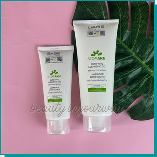 Sữa Rửa Mặt Dành Cho Da Dầu Mụn BABE Stop AKN Purifying Cleansing Gel