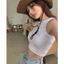 Áo Croptop Ba Lỗ RANSHI crt Khoét Nách Ôm Body Sexy Quyến Rũ Chất Thun Gân Dày Dặn - RA298