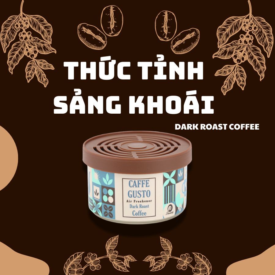 Sáp Thơm Ô Tô AIRQ Caffe Gusto No242Iv1 Cà Phê Đen 36g