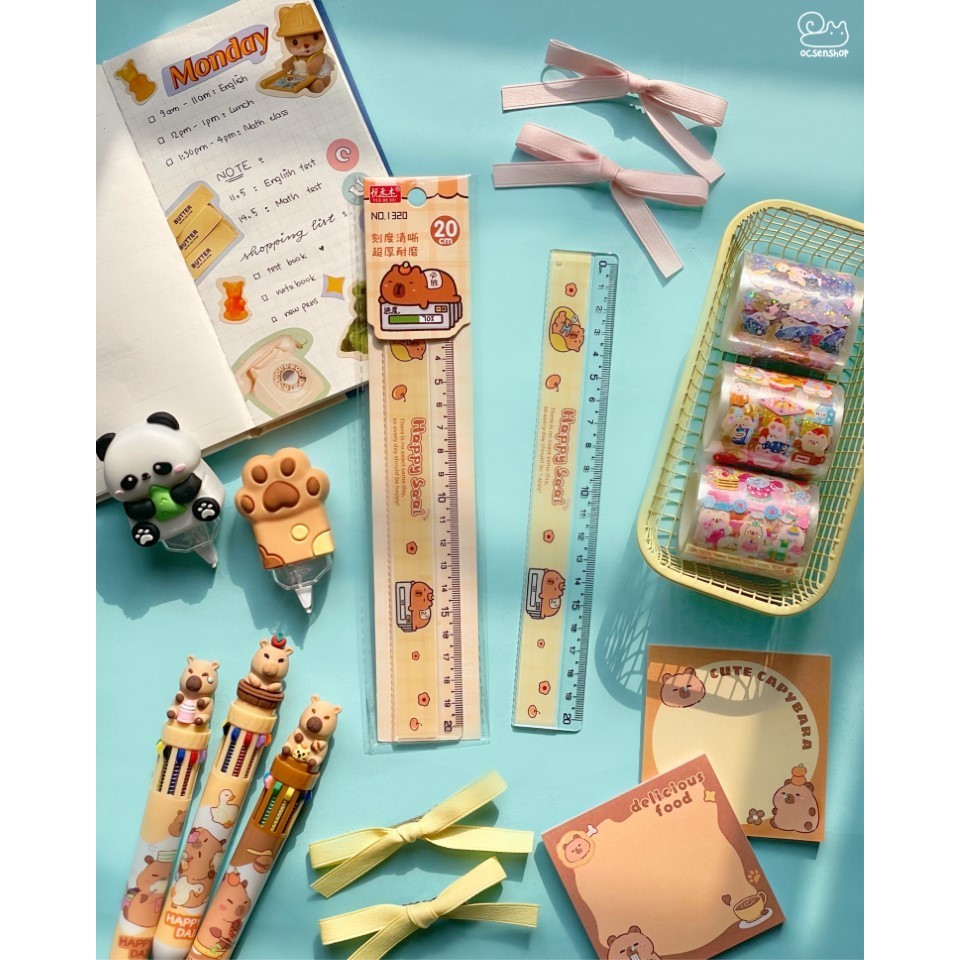 Thước kẻ nhựa hình cute đáng yêu dành cho học sinh