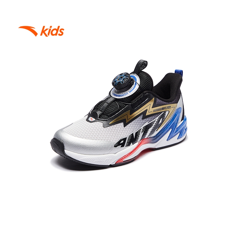 Anta Kids [HABU] Giày chạy thể thao bé trai 28-32  Run Bike 312449922U Năng Động Thoải Mái