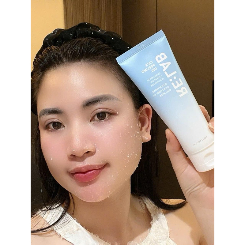 Tẩy tế bào chết dạng gel Re:lab cica peeling gel 120ml - hạn 2028 Hàn Quốc tẩy da chết relab  IS382