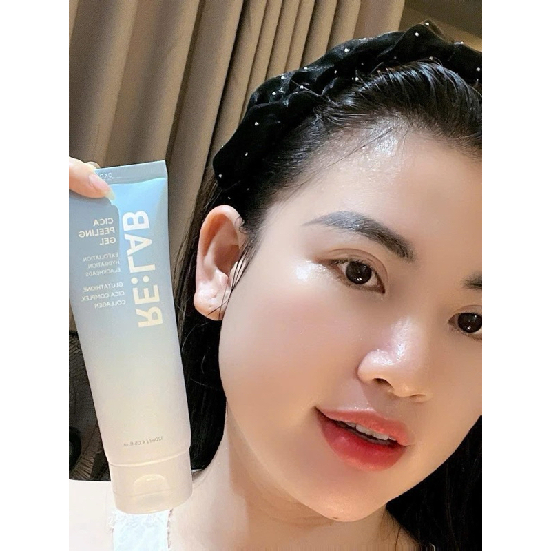 Tẩy tế bào chết dạng gel Re:lab cica peeling gel 120ml - hạn 2028 Hàn Quốc tẩy da chết relab  IS382