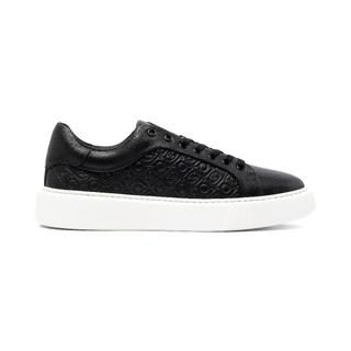 Giày thể thao nam cao cấp FTT Leather, Giày sneaker da bò nam êm chân đế bằng chống trượt GTF001BL