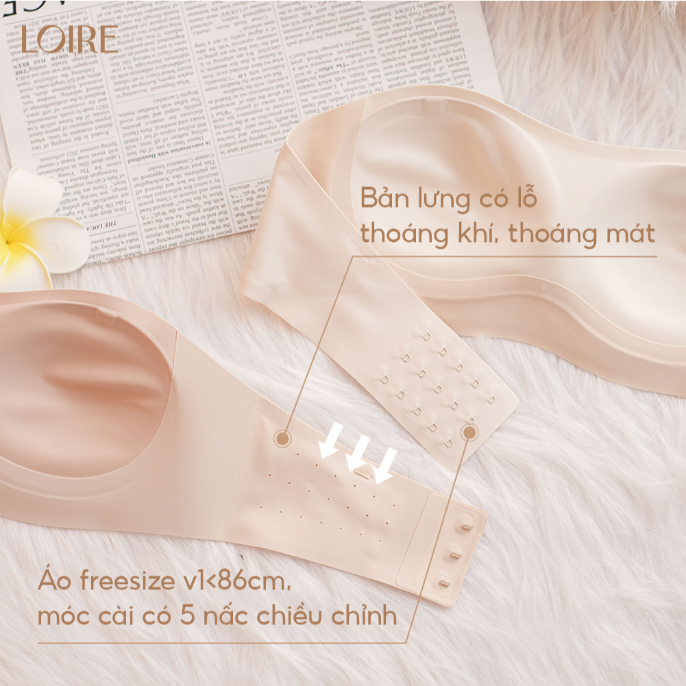 Áo Quây Không Gọng Đệm 0.5cm Chất Su Đúc Mịn Mát Chống Tụt Loirechic BRQ207