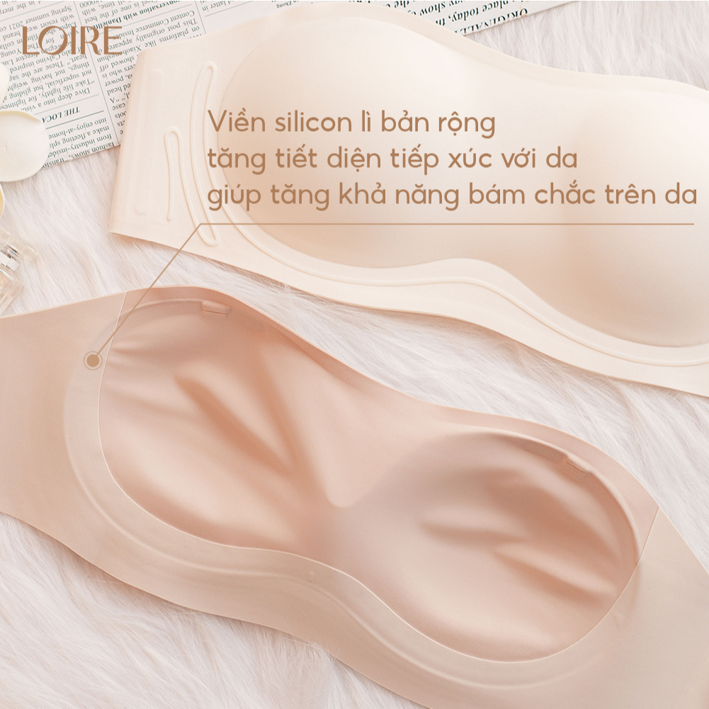 Áo Quây Không Gọng Đệm 0.5cm Chất Su Đúc Mịn Mát Chống Tụt Loirechic BRQ207