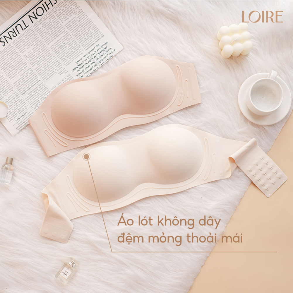 Áo Quây Không Gọng Đệm 0.5cm Chất Su Đúc Mịn Mát Chống Tụt Loirechic BRQ207