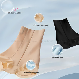 Quần Gen Bụng Shape Lock Siết Eo Chống Cuộn Định Hình Thon Gọn Eo DOLLY SECRET Có Khóa Kéo và Mắc Cài