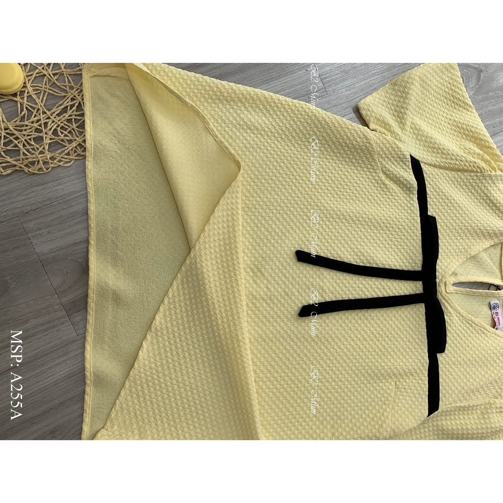 Áo bầu thiết kế Áo xốp nơ A255A B2MUM