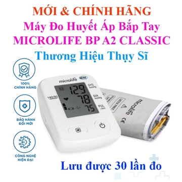 Máy đo huyết áp Thụy Sĩ Microlife BP 3NZ1-1P, Sinocare , Microlife BP A2 Classic, OMRON HEM-7121