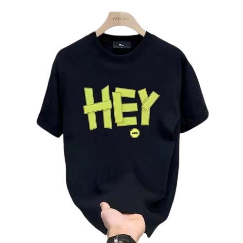 Áo thun HappyTee - Mẫu I'M OK - Áo nam Boy HEY cotton 100 cao cấp 2 màu Đen Trắng 2 mặt