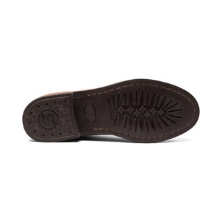 Giày da nam FTT Leather da bò sáp dáng Work Boots màu nâu đế cao cấp chống trơn trượt F705