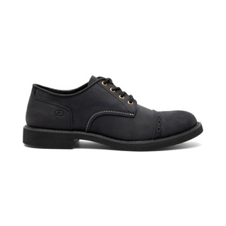 Giày da nam FTT Leather da bò sáp dáng Derby Quarter Brogue đế cao cấp chống trơn trượt F802