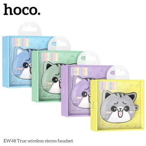 Tai nghe Bluetooth hoco EW48 thương hiệu hoco kiểu dáng hiện đại.