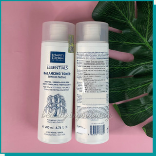 Nước Cân Bằng Làm Sạch Chứa BHA & Prebiotics - MartiDerm Essentials Balancing Toner 200ml