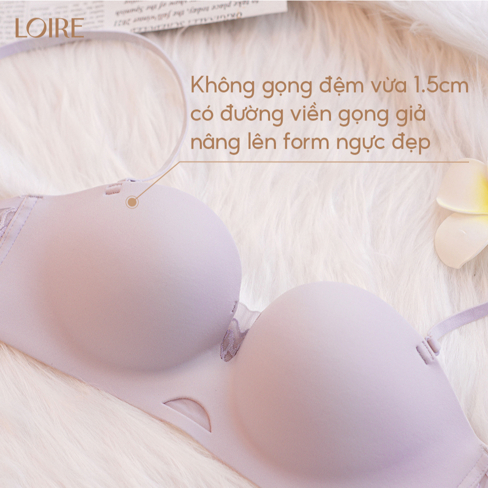 Áo Lót Không Gọng Đệm 1.5cm Thiết Kế Nửa Cup Loirechic BRNC208