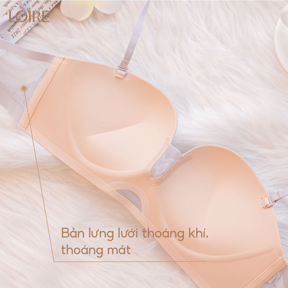 Áo Lót Không Gọng Đệm 1.5cm Thiết Kế Nửa Cup Loirechic BRNC208