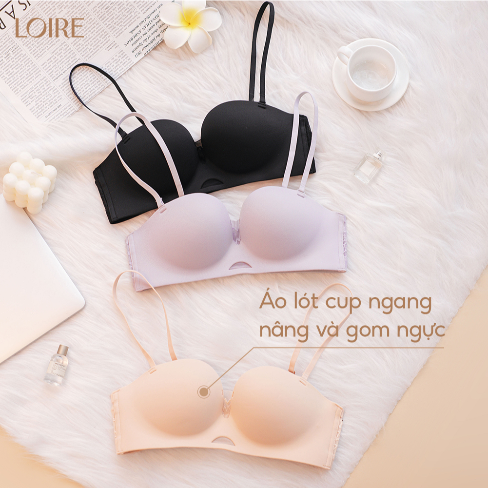 Áo Lót Không Gọng Đệm 1.5cm Thiết Kế Nửa Cup Loirechic BRNC208