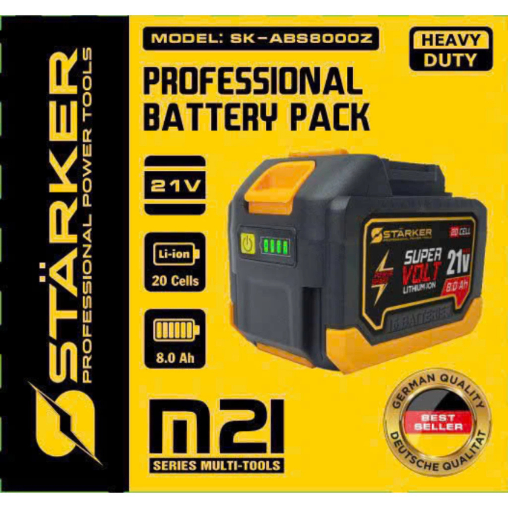 Pin 15 Cell Starker Vỏ Chống Sốc Chân Pin Phổ Thông Dung Lượng Cao