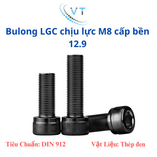 Combo 50 con bulong lục giác chìm đầu trụ cấp bền 12.9 M10 150mm-220mm