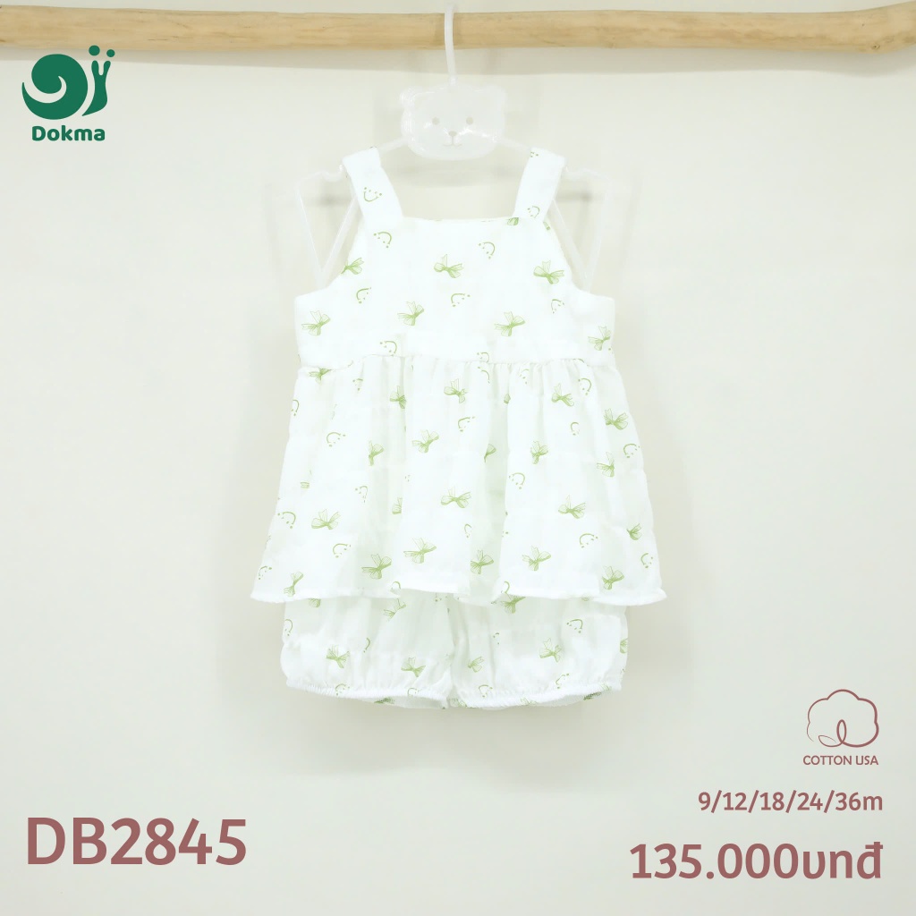 (9-13kg) Bộ Hai Dây Dokma Điệu Đà Cho Bé Gái Mã DB2845 DB2912