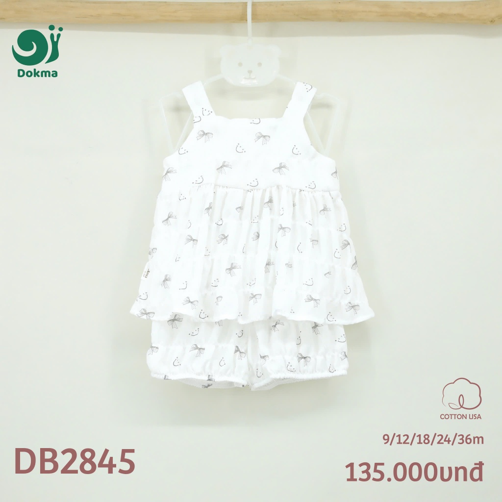 (9-13kg) Bộ Hai Dây Dokma Điệu Đà Cho Bé Gái Mã DB2845 DB2912