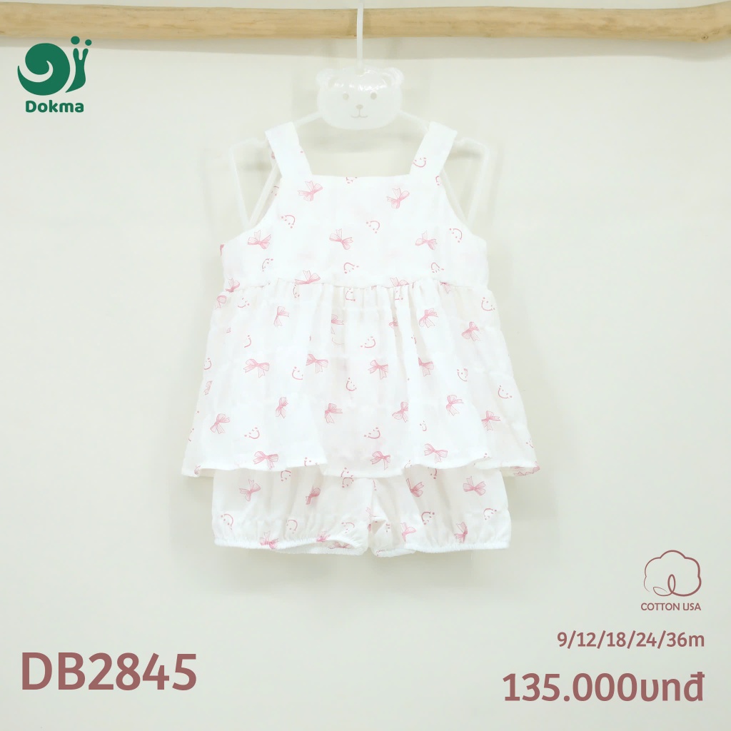 (9-13kg) Bộ Hai Dây Dokma Điệu Đà Cho Bé Gái Mã DB2845 DB2912