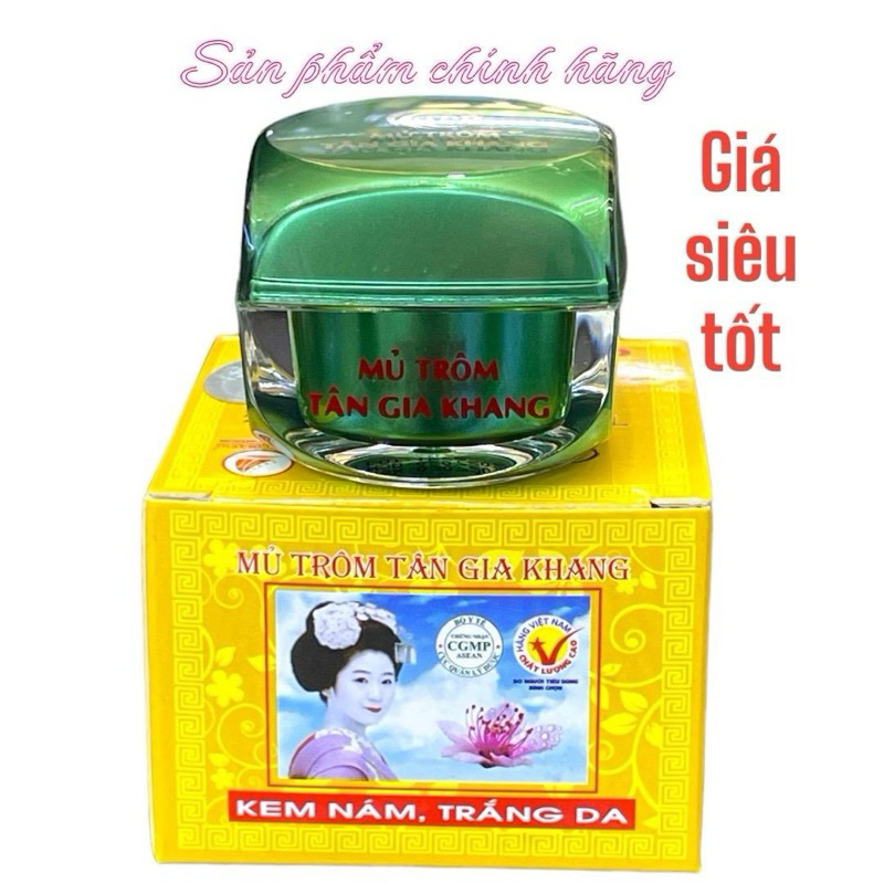 Kem Mủ Trôm Tân Gia khang Nám Trắng Da 6 g