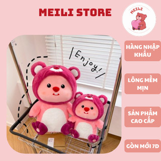 ( TẶNG QUÀ ĐÈN NGỦ CẮM )Gấu Bông Loopy Lotso 30cm Đáng Yêu Hàng Cao Cấp Mềm Mịn MEILI STORE