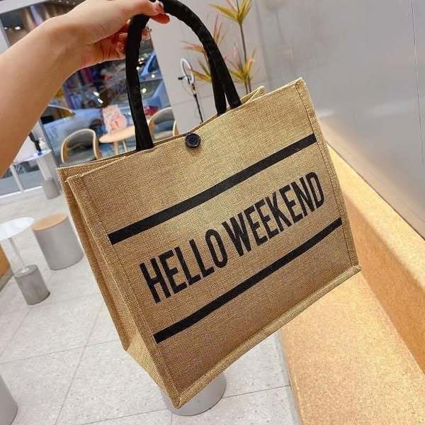 TÚI CÓI ĐI BIỂN HELLO WEEKEND, MERCI SIZE TO SIÊU ĐẸP