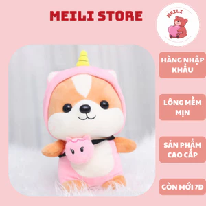 Gấu bông cute mini Puppy doll hồng Quà tặng dễ thương MEILI STORE