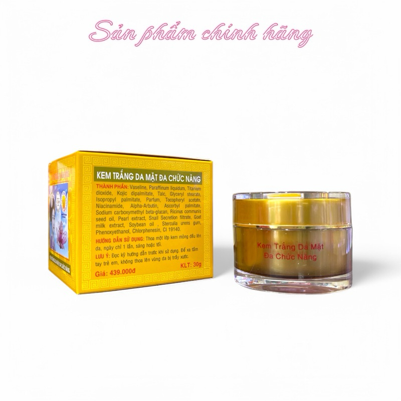 Kem Mủ Trôm Tân Gia Khang Trắng Da Mặt Đa Chức Năng 30gram Chính Hãng