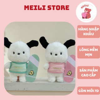(MUA 1 TẶNG 1) Gấu Bông Nhỏ Cún Lướt Ván Hàng Cao Cấp Mềm Mịn Size 25cm MEILI STORE