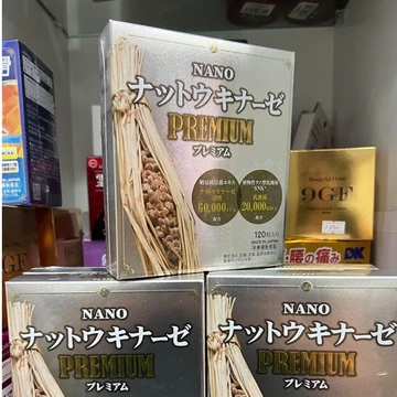 [120 viên] Viên uống Nattokinase Nano Premium 60,000 FU/G - Viên Uống Phòng Ngừa Đột Qụy Tai Biến