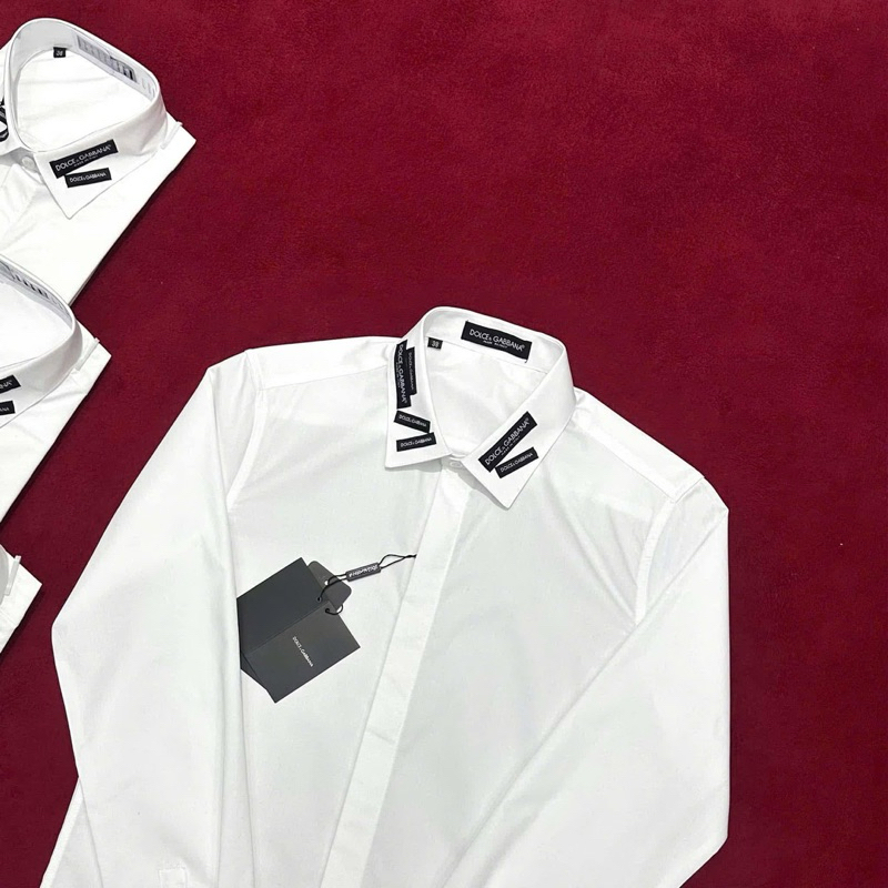 ⚡️[Hight Quality] Áo Sơ Mi Di1o Ga11ana Logo Appota Shirts - Điểm Nhấn Họa Tiết Đen Ở Cổ Tạo Vẻ Thanh Lịch Quý Phái