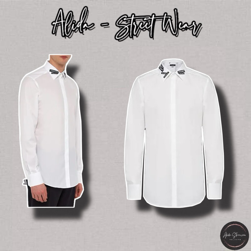 ⚡️[Hight Quality] Áo Sơ Mi Di1o Ga11ana Logo Appota Shirts - Điểm Nhấn Họa Tiết Đen Ở Cổ Tạo Vẻ Thanh Lịch Quý Phái
