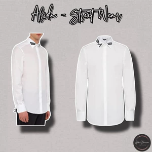 ⚡️[Hight Quality] Áo Sơ Mi Di1o Ga11ana Logo Appota Shirts - Điểm Nhấn Họa Tiết Đen Ở Cổ Tạo Vẻ Thanh Lịch Quý Phái