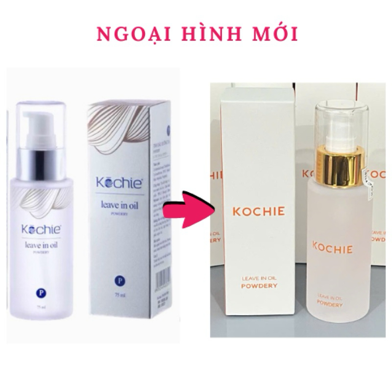 (ÐỔI MẪU CẢI TIẾN )Tinh dầu dưỡng tóc Kochie Leave in Oil 75ml | Shopee ...