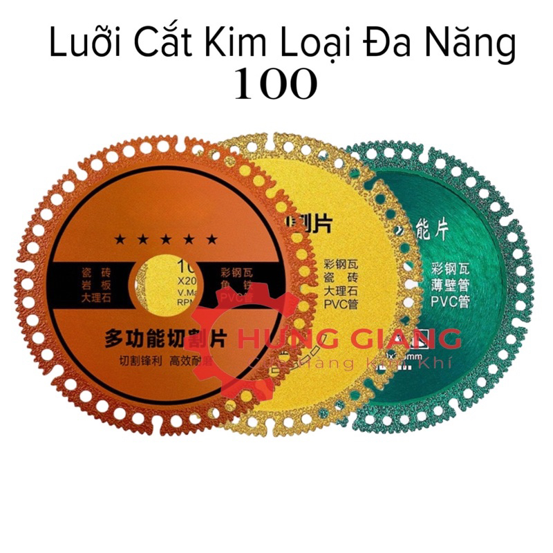 Lưỡi Cắt Kim Cương Đa Năng Siêu Mỏng Thép Chống Rỉ A2