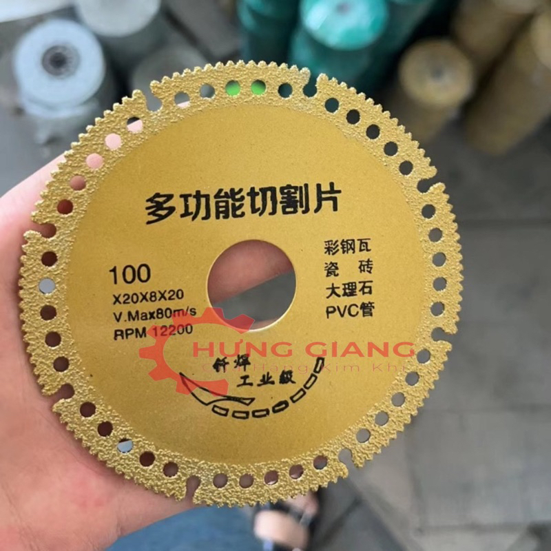 Lưỡi Cắt Kim Cương Đa Năng Siêu Mỏng Thép Chống Rỉ A2