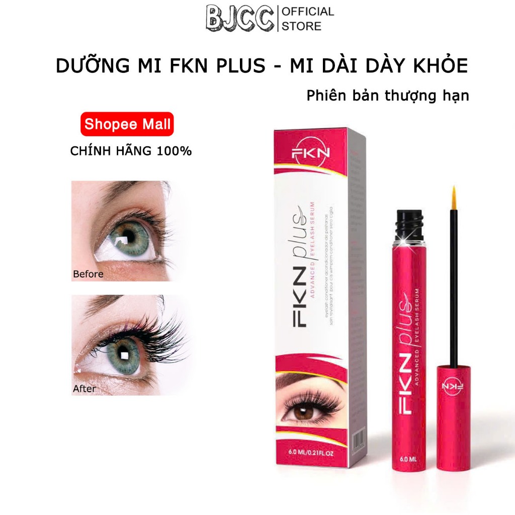 Serum dưỡng mi FKN Plus phiên bản mới giúp mi mọc nhanh khỏe đẹp tự ...