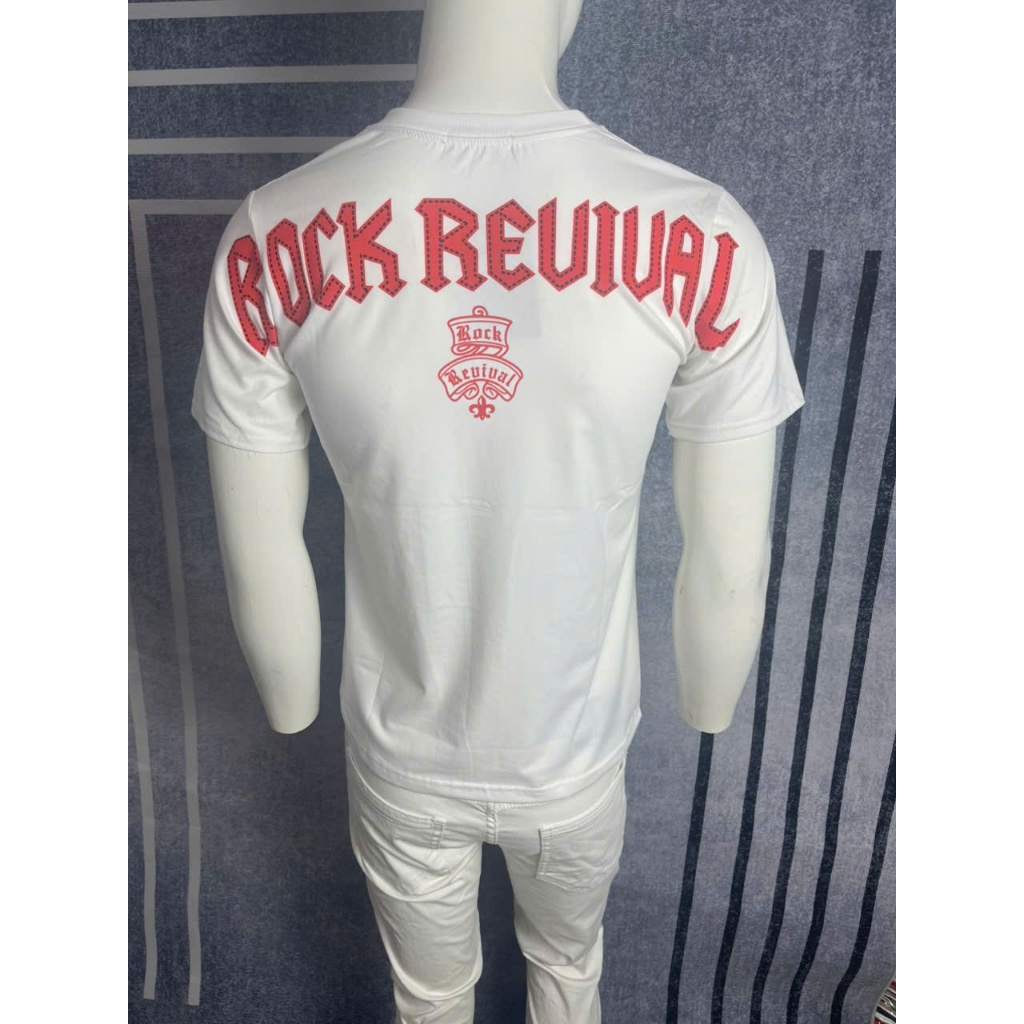 Áo thun nam cổ tròn in LOGO ROCK cực đẹp chất vải cotton co dãn 4 chiều cao cấp