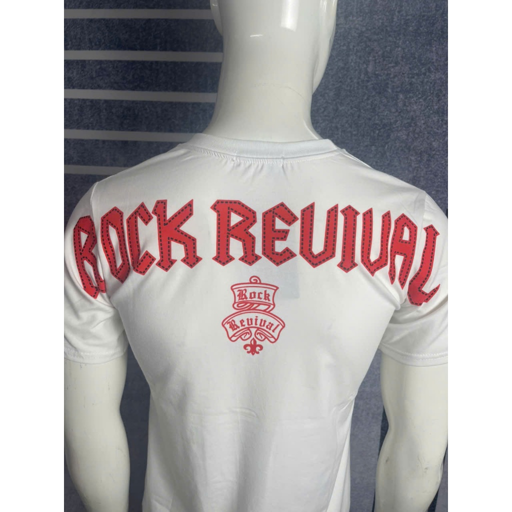 Áo thun nam cổ tròn in LOGO ROCK cực đẹp chất vải cotton co dãn 4 chiều cao cấp
