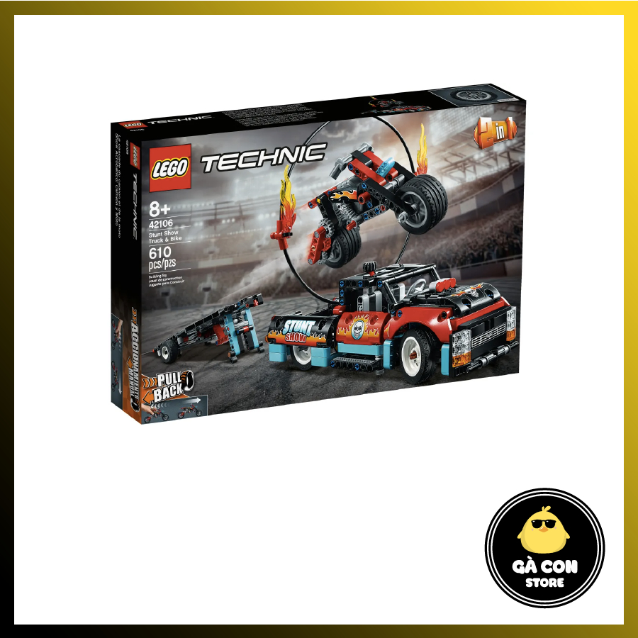 Technic Stunt Show Truck & Bike 42106