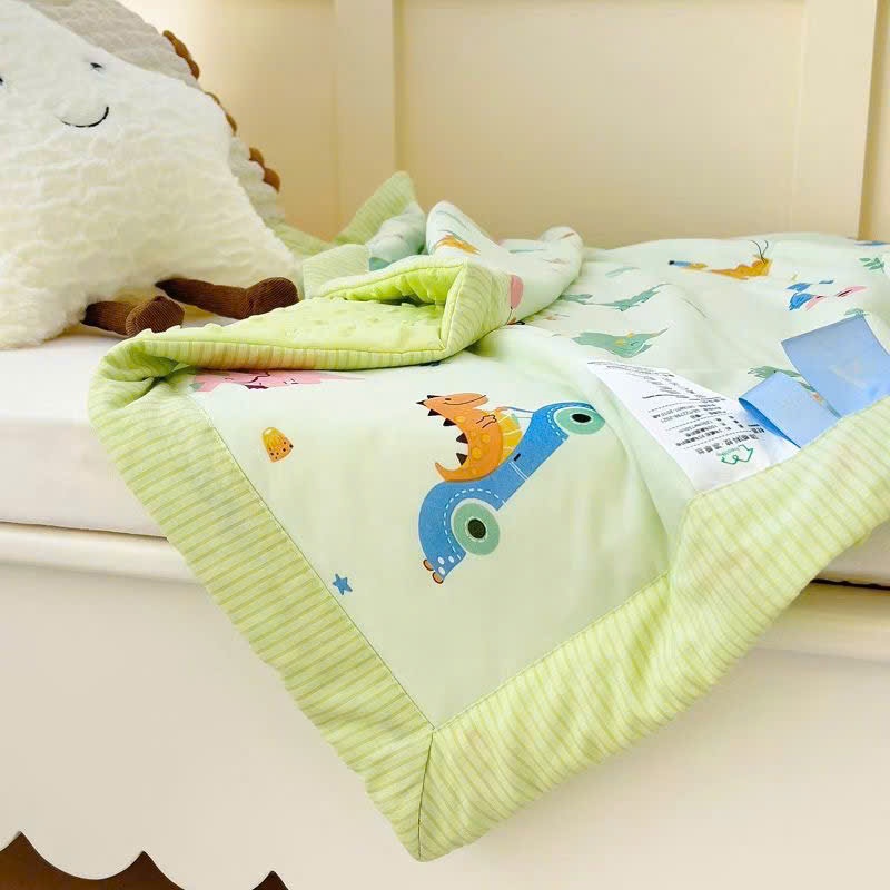 Chăn Cho Bé TOPAZ Nhập Khẩu, Chất Liệu Cotton Thun Lạnh Mềm Mại Thoáng Khí Lành Tính Giao Ngẫu Nhiên