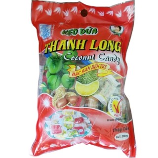 Kẹo dừa dẻo Thanh Long,ít đường,mix vị,thơm ngon,không dính răng.