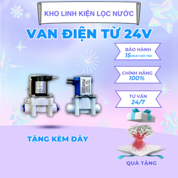 Van điện từ 24V - 36V máy lọc nước RO bảo hành 12 tháng dùng cho mọi loại máy RO Karofi, Kangaroo..