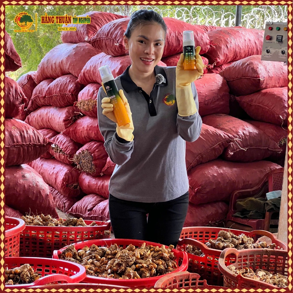 Sữa Rửa Mặt Trà Xanh Sâm Dây & Nghệ Đỏ Hằng Thuận Tây Nguyên