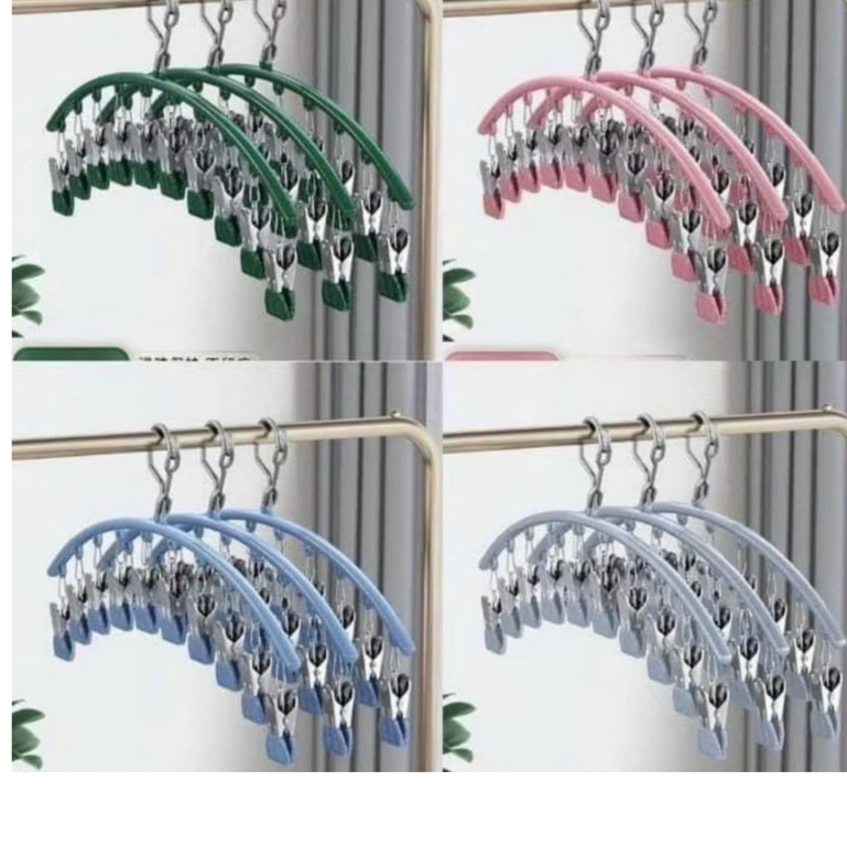 Móc treo kẹp quần áo, khăn, tất, quần lót áo lót thiết kế hiện đại đa năng