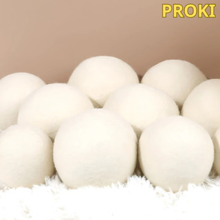 Bóng Sấy Len Cừu PROKI Mềm Vải, Sấy Khô Nhanh, Giảm Tĩnh Điện, Khử Mùi Hiệu Quả, Tái Sử Dụng